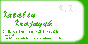 katalin krajnyak business card